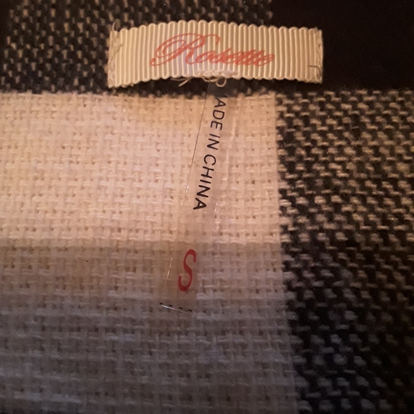 Rosette Buffalo Check Long Flyaway Vest - Picture 7 of 7